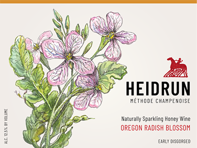 Oregon Radish Blossom Label